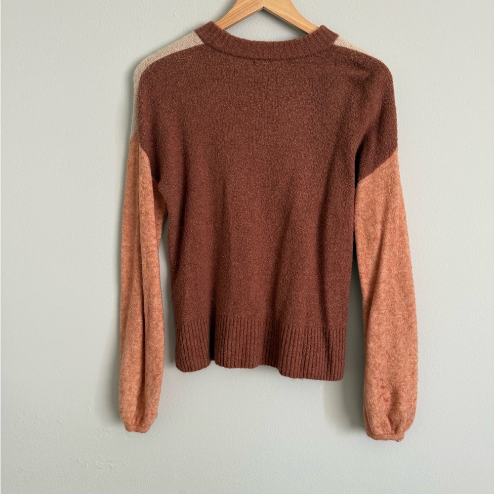 Madewell Payton Merino Wool and Alpaca Blend Colorblock Sweater - Picture 8 of 13